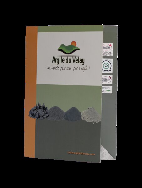 Une pochette cartonée imprimée au couleur d'un client